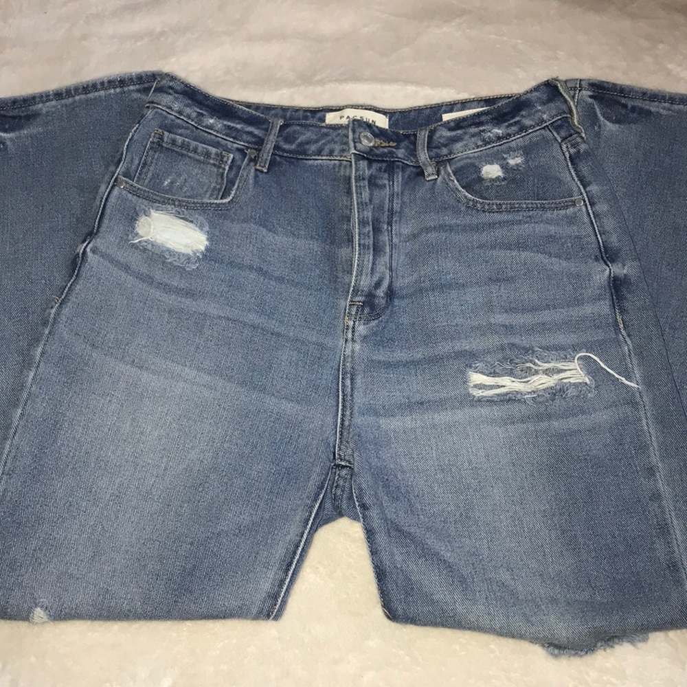 pacsun ripped mom jeans